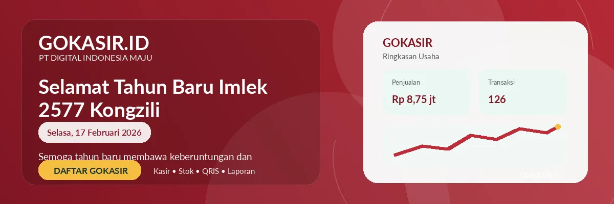 Selamat Tahun Baru Imlek 2577 Kongzili | Promo GOKASIR Selamat Tahun Baru Imlek 2577 Kongzili — promo GOKASIR